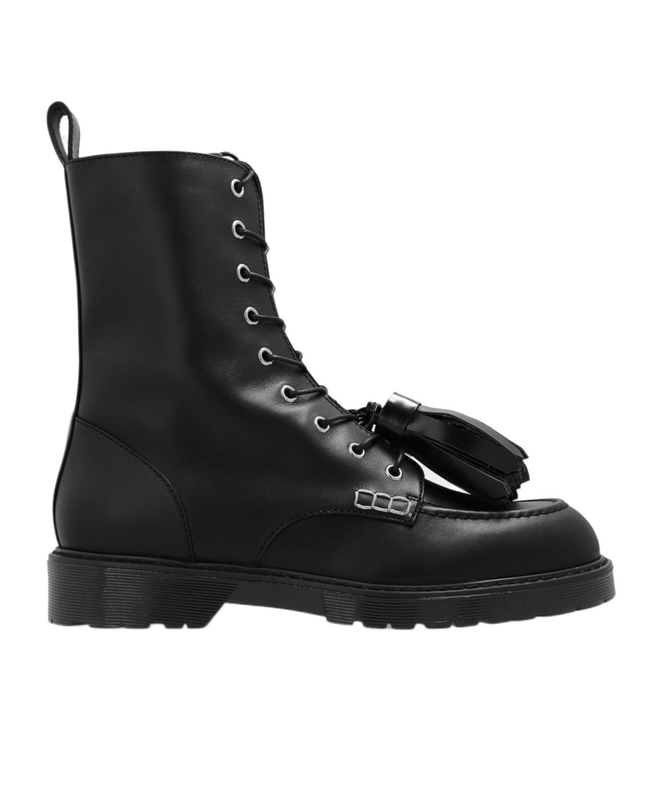 JW ANDERSON Tassel-detail Lace-up Boots In Black Product Image