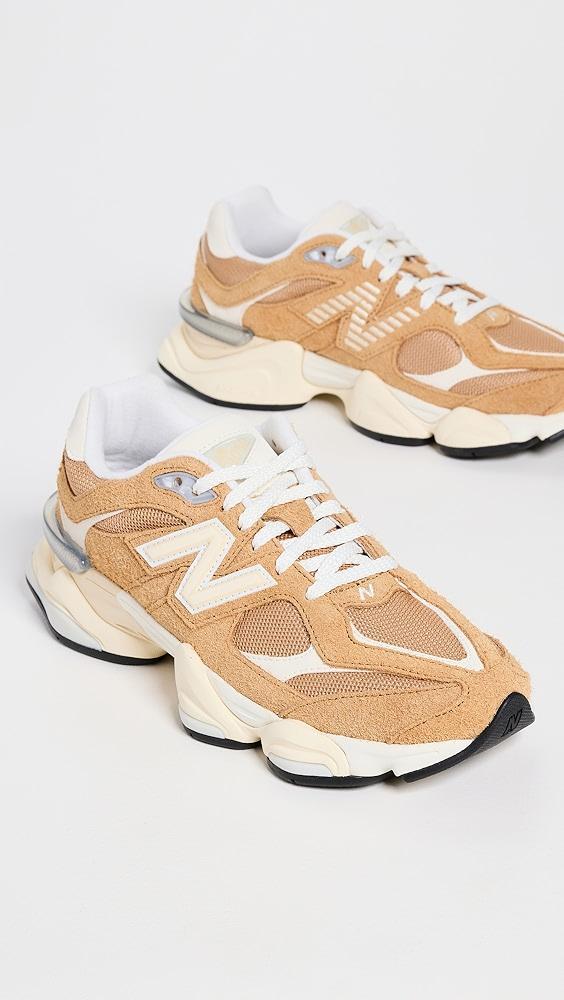 New Balance 9060 Unisex Sneakers Beige/Beige M 12 Product Image