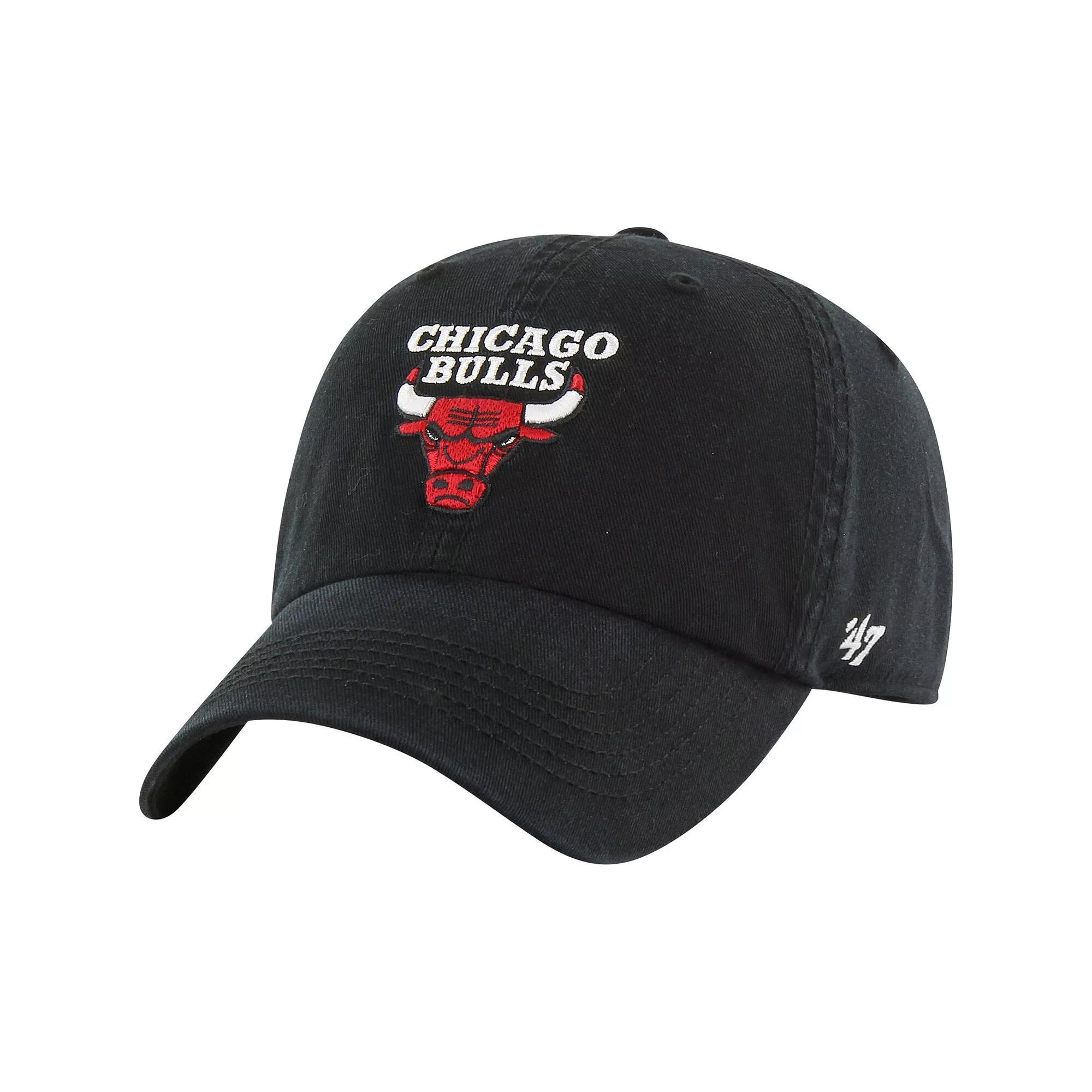 Men's '47 Black Chicago Bulls  Classic Franchise Fitted Hat, Size: XL Product Image