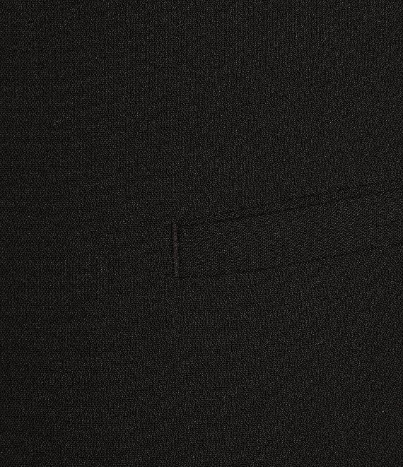Le' AL.X Woven Crepe High Rise Pleated Front Cargo Suit Wide Leg Coordinating Pants Product Image