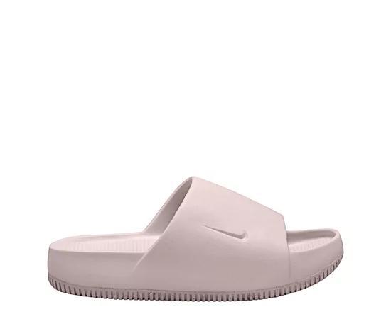 Nike Women's Calm Slide Sandals in Pink/Barely Rose Size 6 Product Image