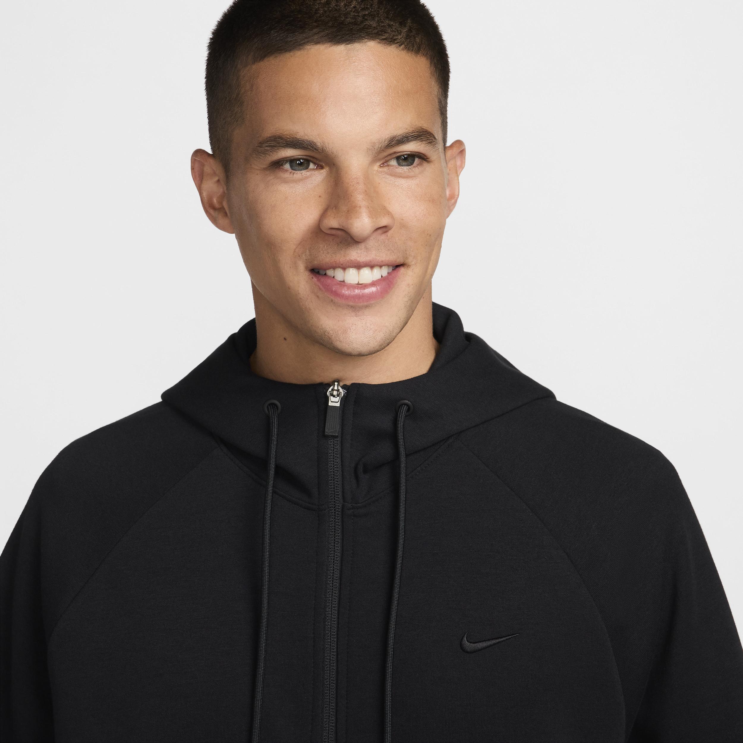 Nike Men's Primary Fleece Dri-FIT UV Full-Zip Performance Hoodie Product Image