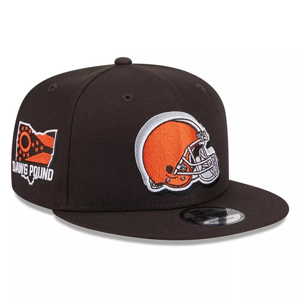 Men's New Era  Brown Cleveland Browns 2024 NFL Draft 9FIFTY Snapback Hat Product Image
