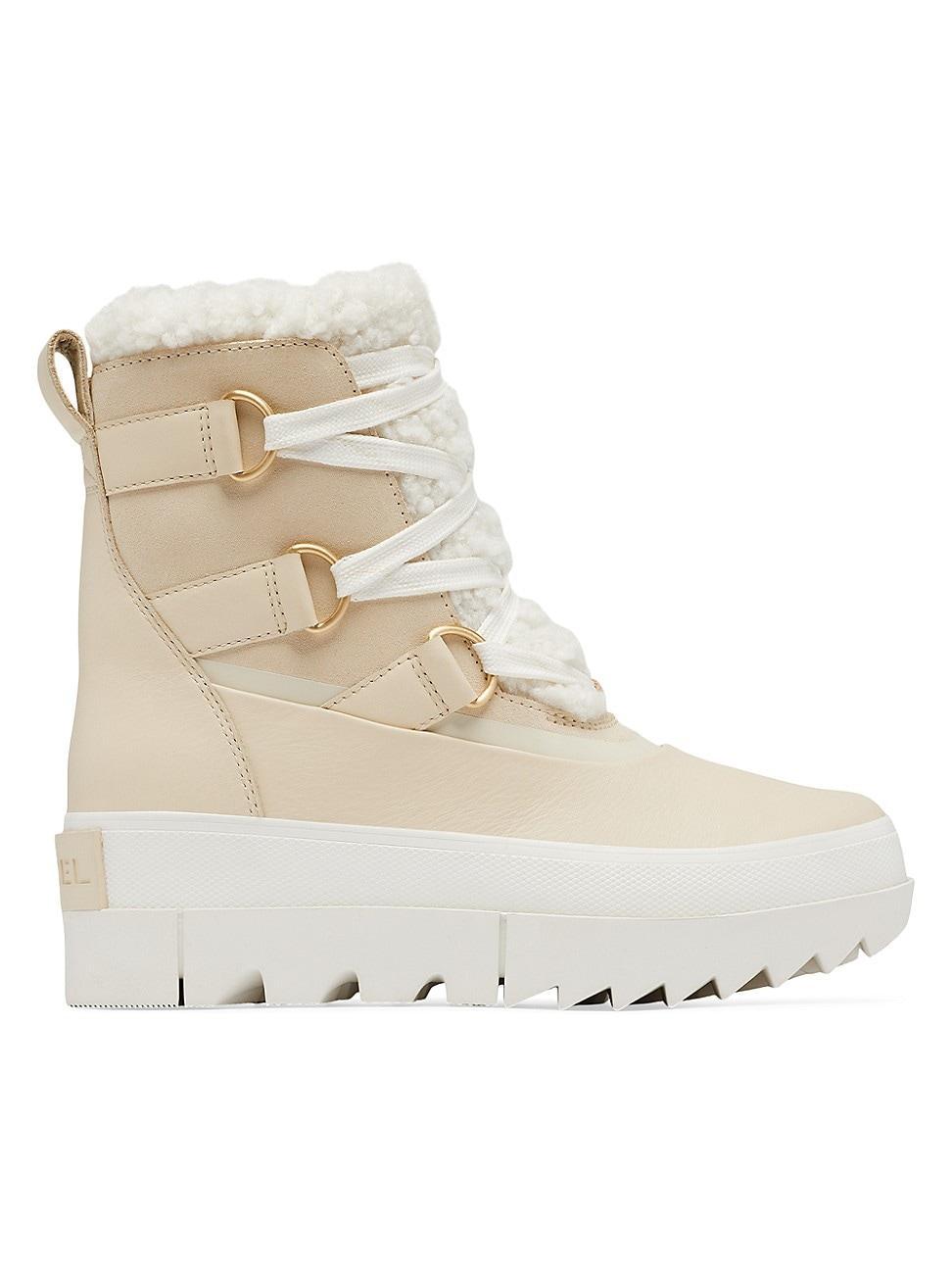 Joan Of Arctic Leather Faux-Fur Snow Booties Product Image