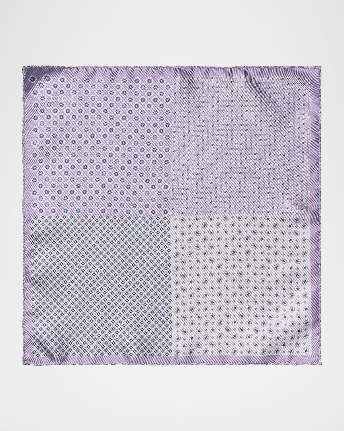 Mens Four-Sided Silk Pocket Square Product Image