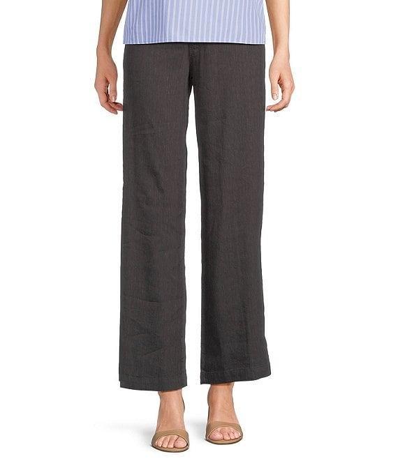 KUT from the Kloth Meg Linen Blend Wide Leg Pants Product Image