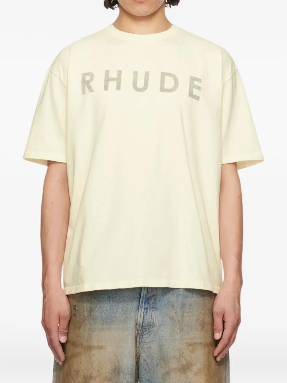 distressed-effect T-shirt Product Image