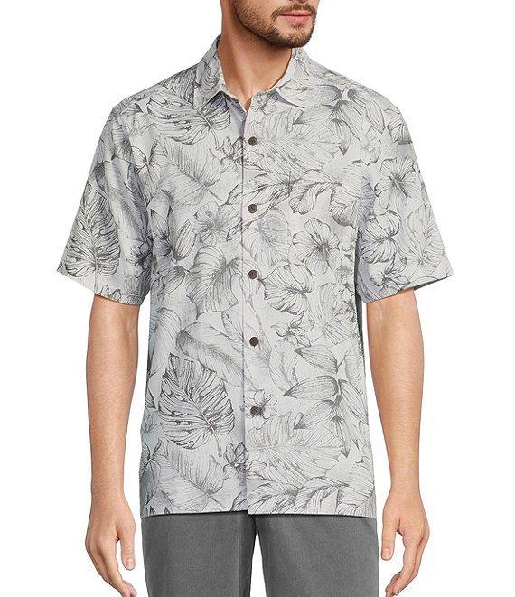 Tommy Bahama IslandZone Coconut Point Frond Escape Short Sleeve Woven Shirt Product Image