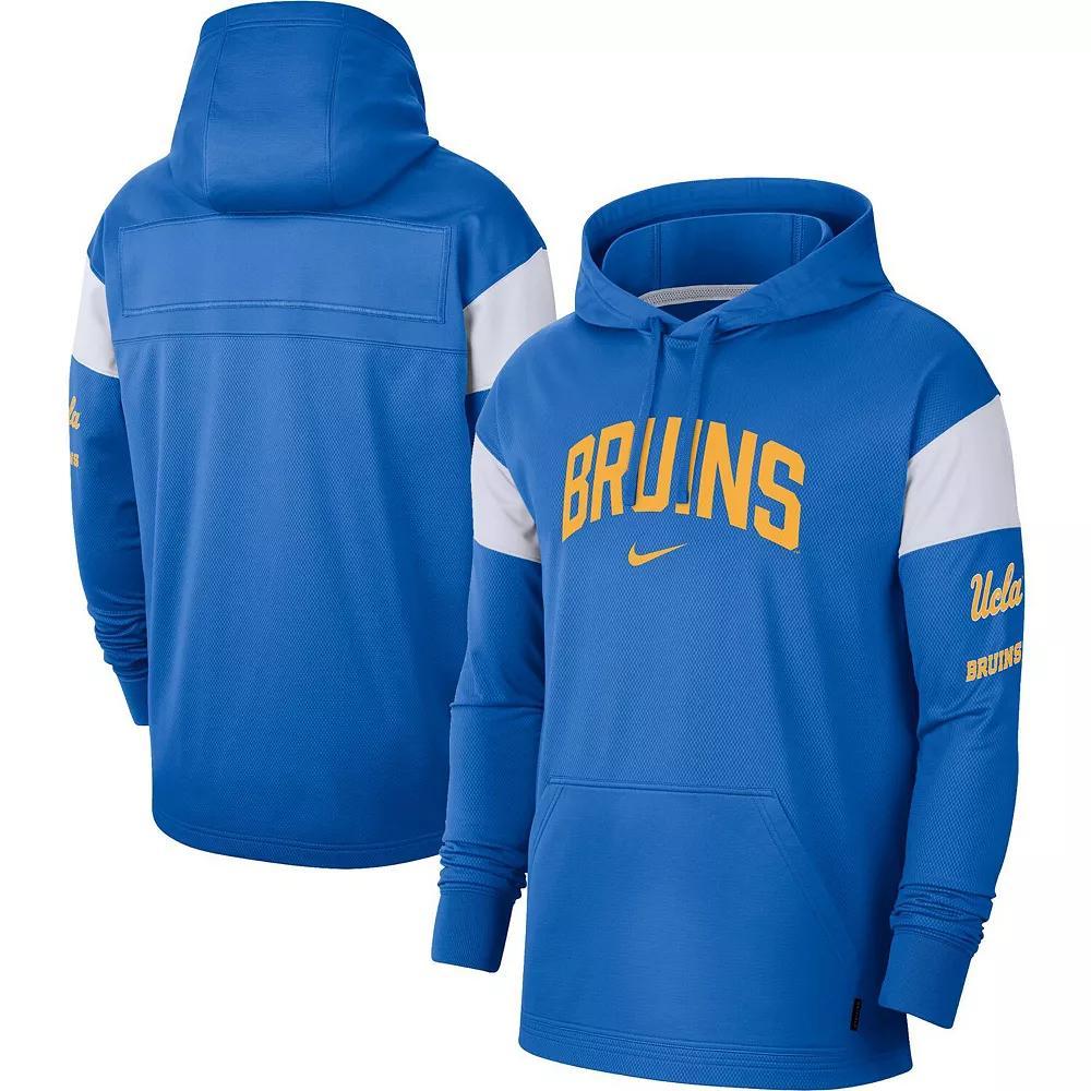 Men's Nike Blue UCLA Bruins Jersey Performance Pullover Hoodie, Size: Medium Product Image
