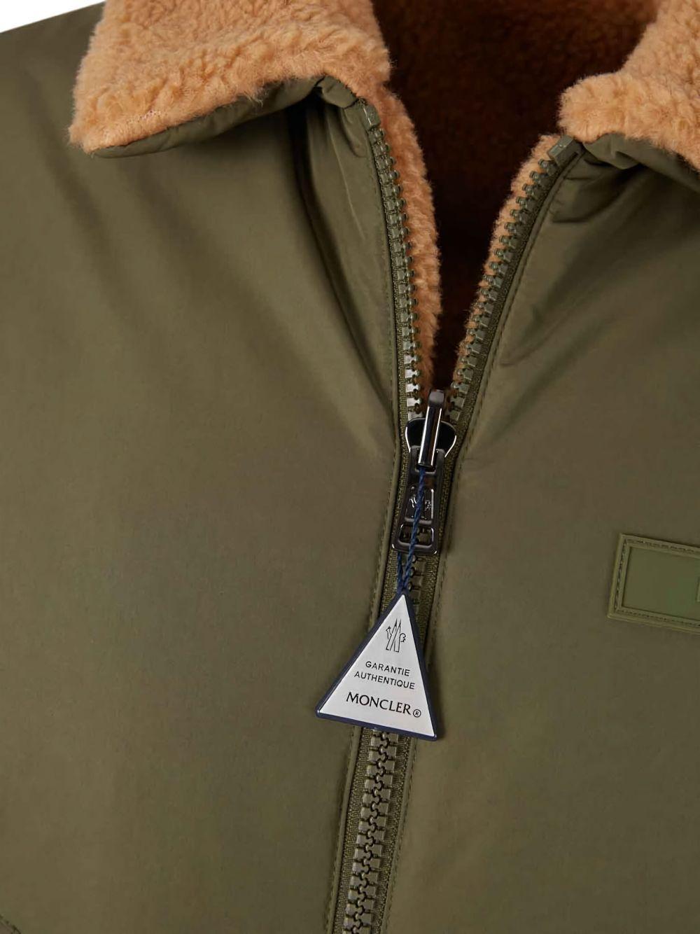 sherpa-collar bomber jacket Product Image
