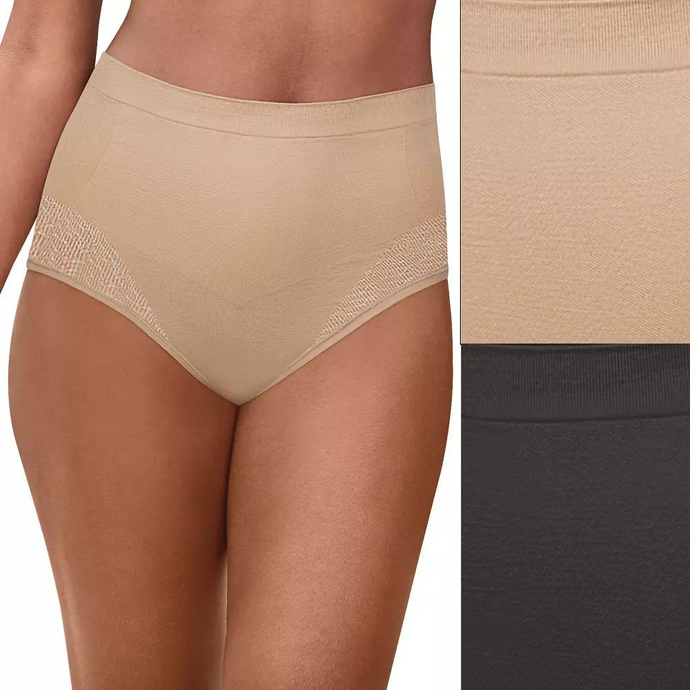 Bali Comfort Revolution 2-Pack Firm Control Brief Panty Set 0048, Women's, Size: XL, Light Beige Pack Product Image