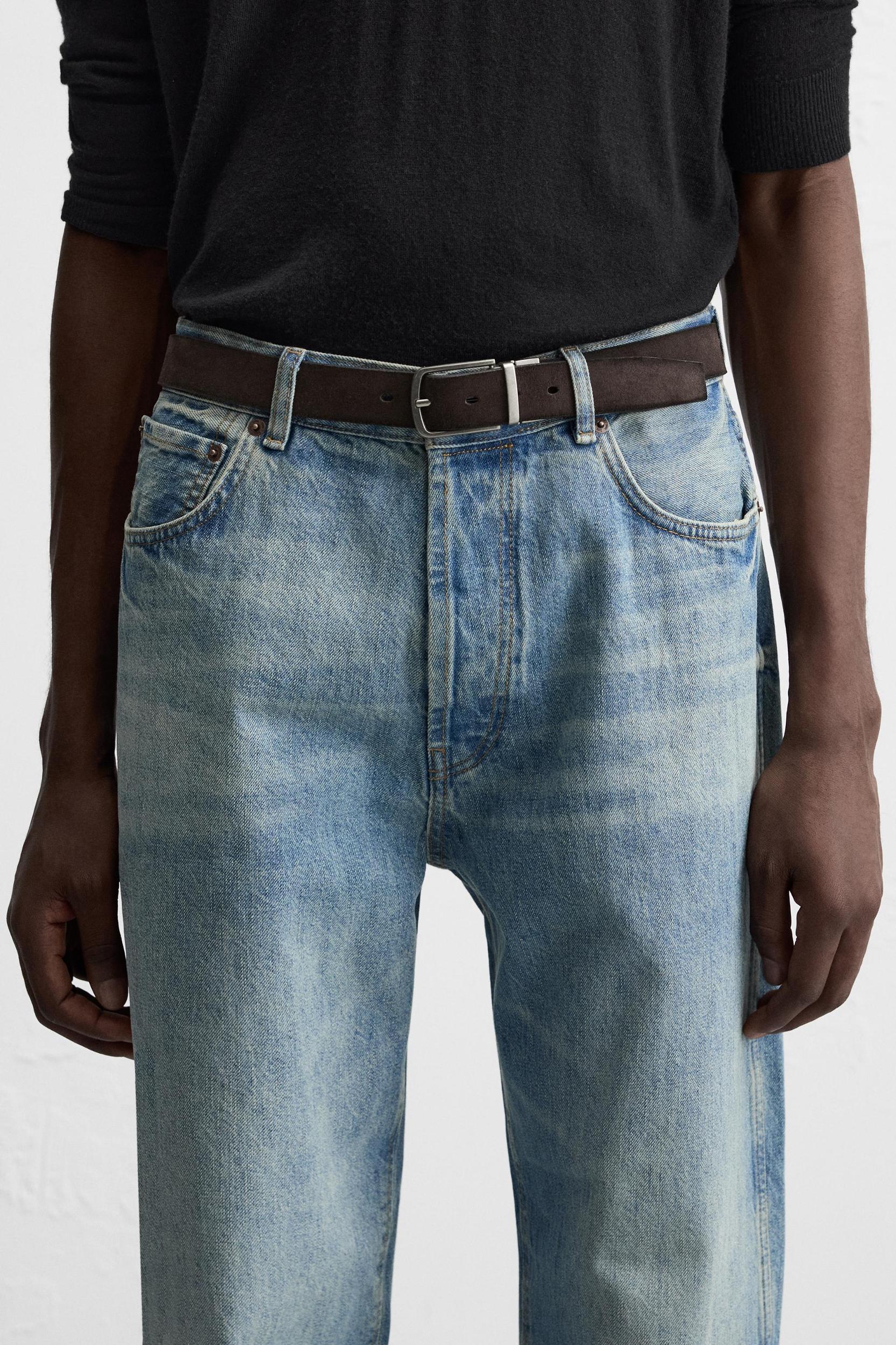 REVERSIBLE LEATHER BELT Product Image