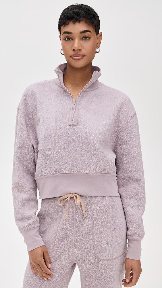 Lunya Silksweats Reversible Half Zip Pullover | Shopbop Product Image
