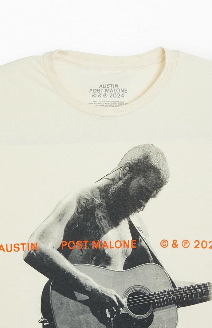 Men's Post Malone Guitar T-Shirt Product Image