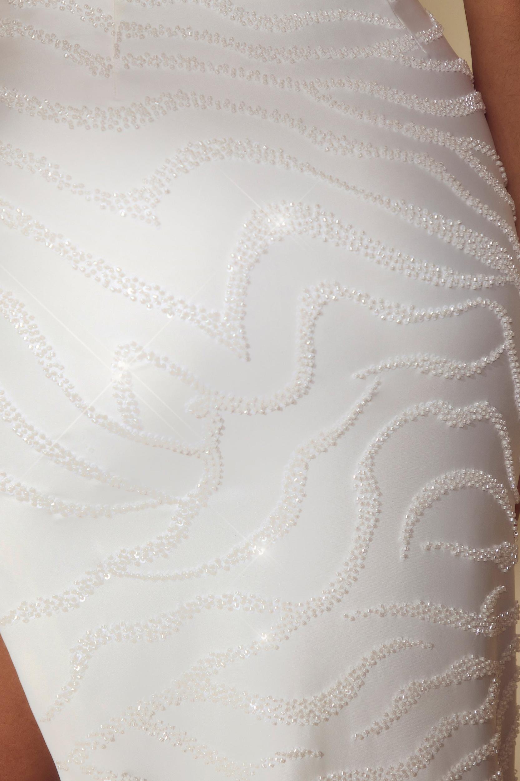 Single Sleeve Cut Out Maxi Dress in Off White Product Image