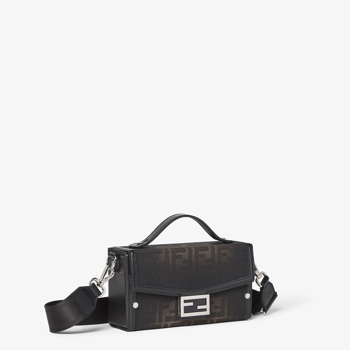 Soft Trunk BaguetteBrown FF fabric bag Product Image