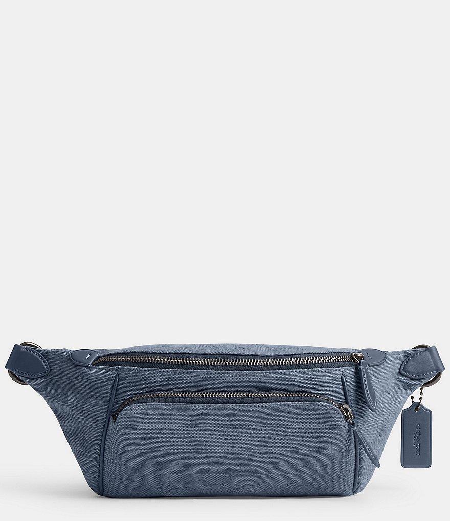 COACH Signature Canvas Jacquard/Refined Calfskin Leather League Belt Bag Product Image