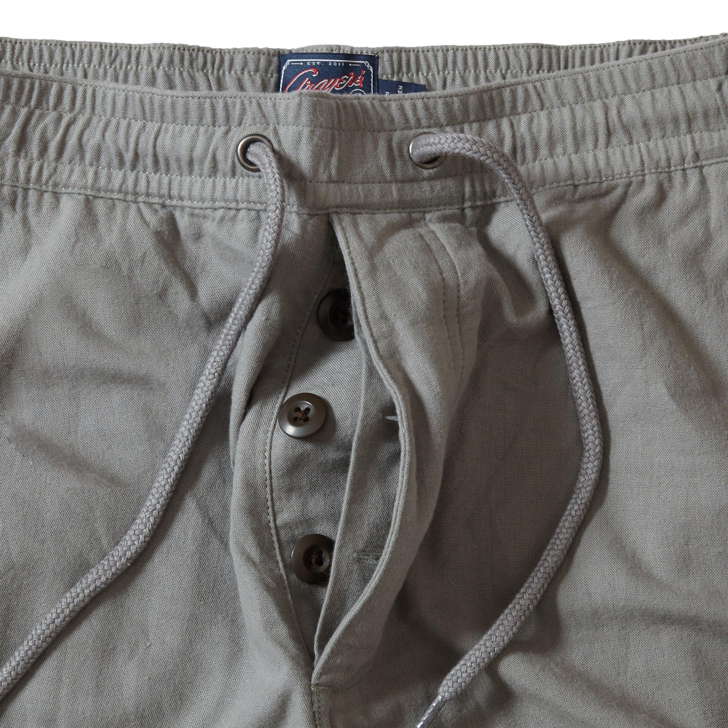 Double Cloth Draw Cord Pants - Moon Mist (Final Sale)* Product Image