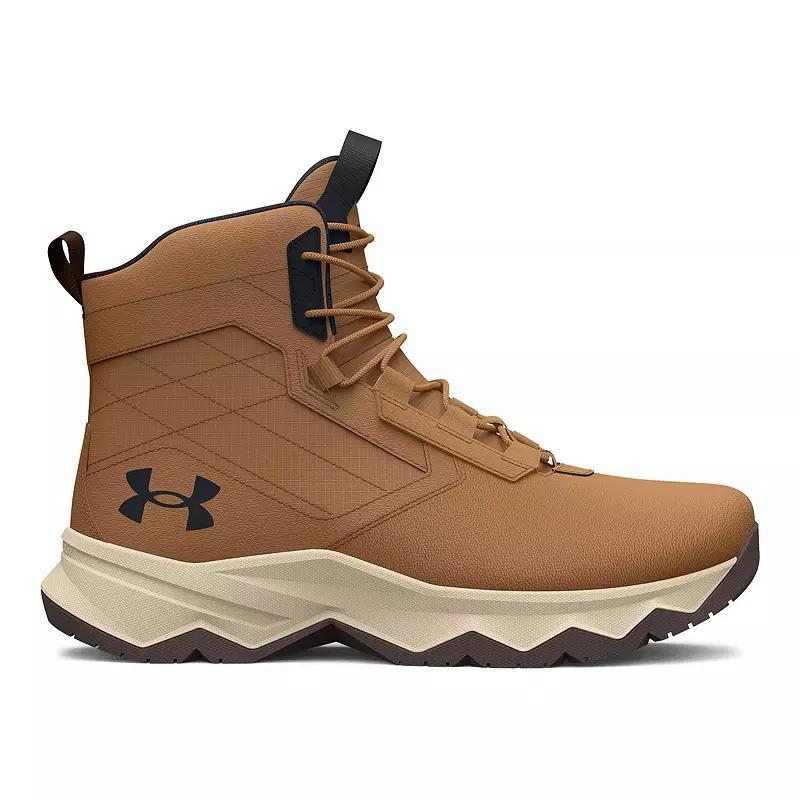 Under Armour Stellar G2 Men's Tactical Boots, Size: 11, Brown White Black Product Image