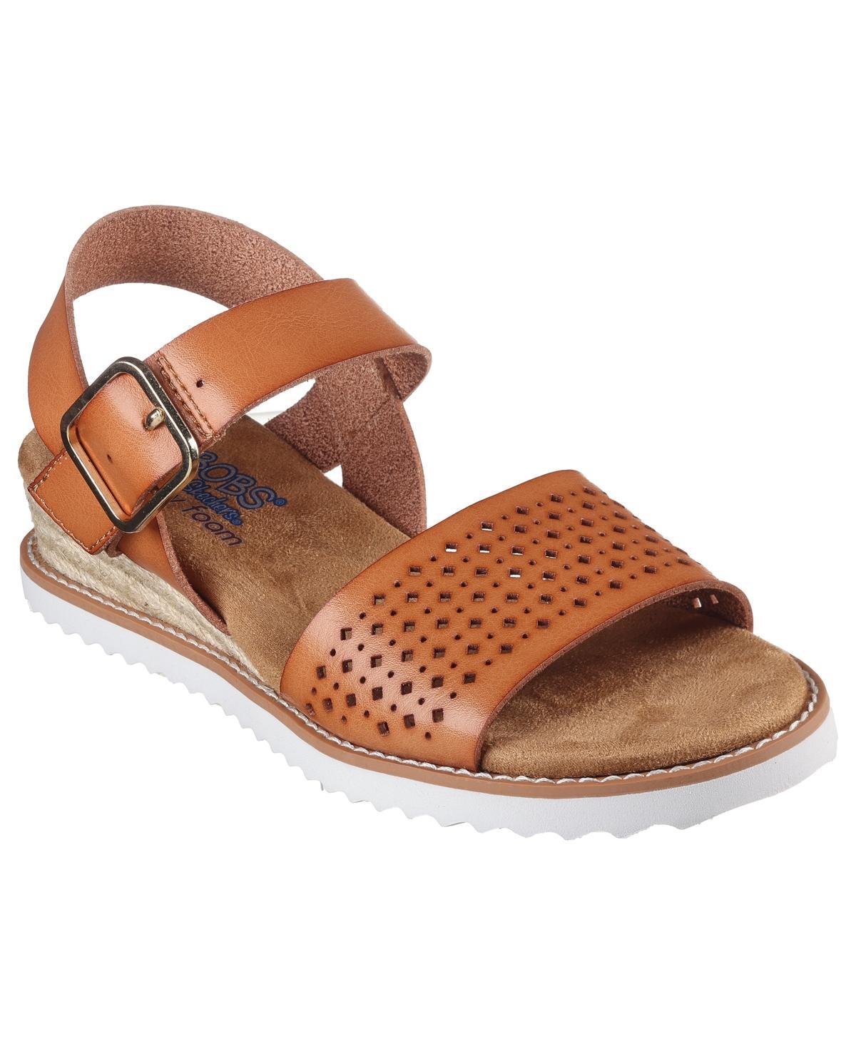 BOBS by Skechers™ Desert Kiss Sunny Flair Women's Sandals, Size: 7.5, Luggage Product Image