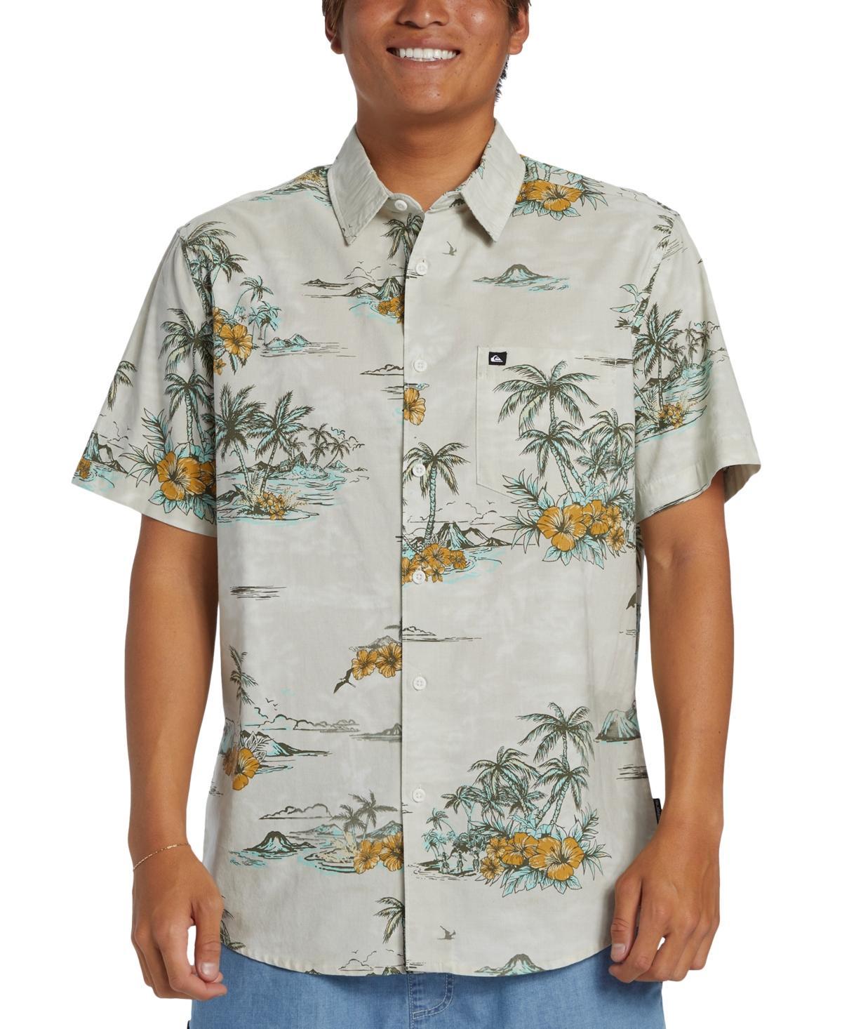 Quiksilver Mens Apero Classic Short Sleeve Button Down Shirt Product Image