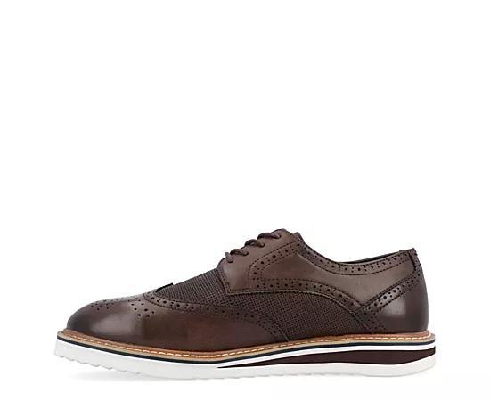 Vance Co. Warrick Wing Tip Derby Vegan Leather) Men's Shoes Product Image