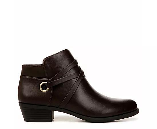 LifeStride Amara Women's Ankle Boots, Size: 8.5 Wide, Dark Brown Product Image