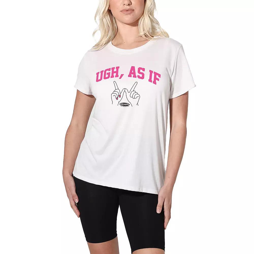 Women's Suburban Riot Ugh As If Loose Graphic Tee, Girl's, Size: XS, White Product Image