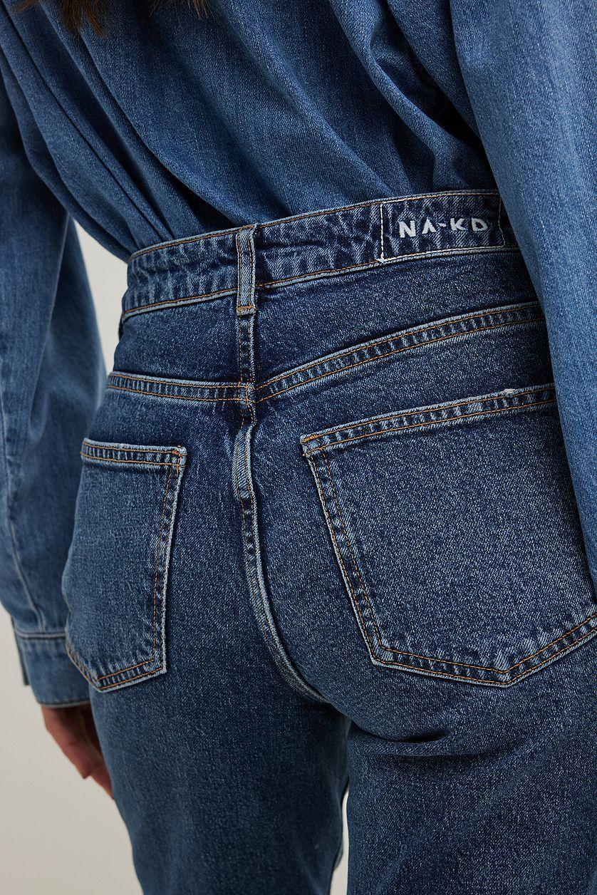 Slim Mid Waist Jeans Product Image