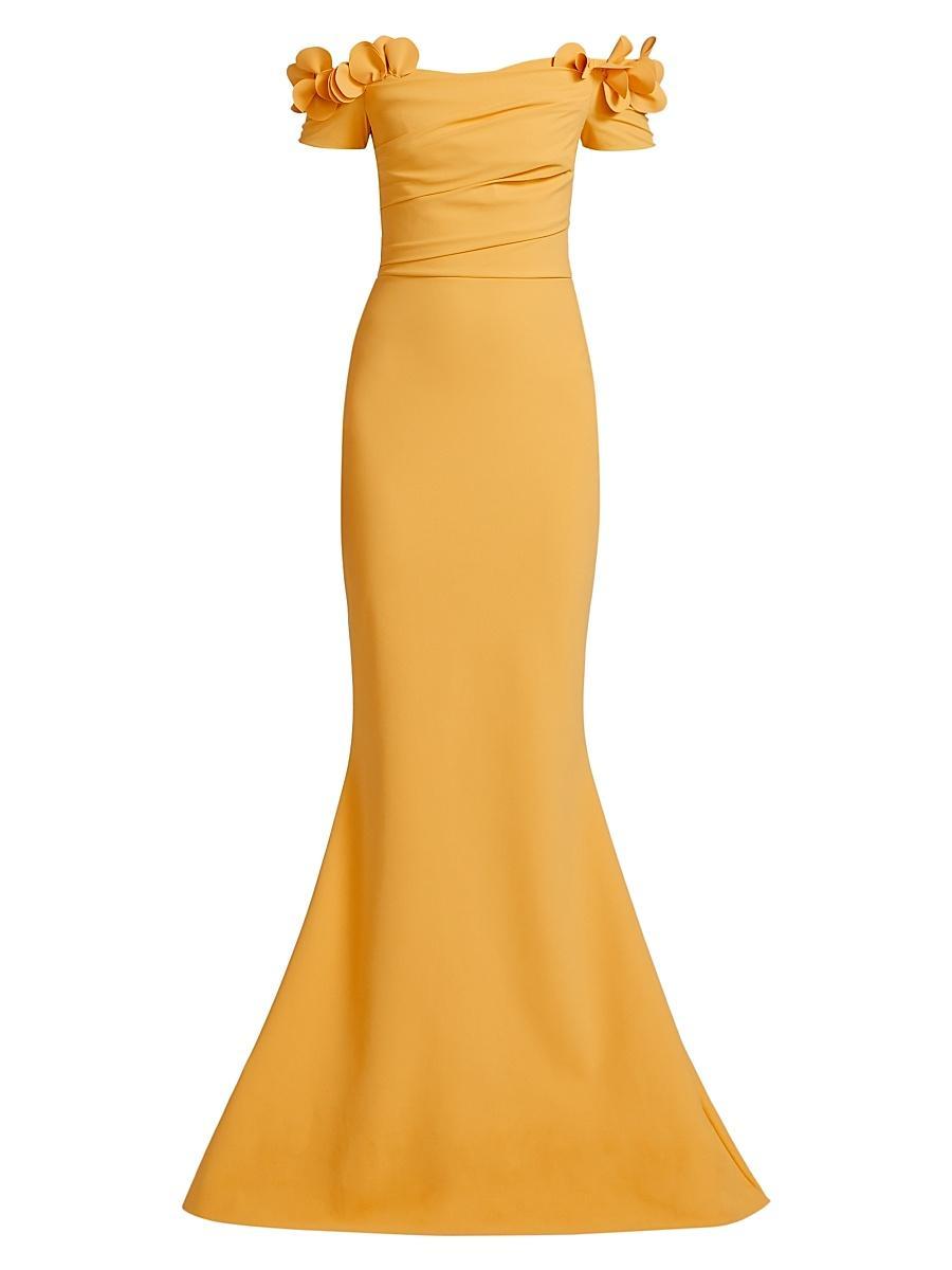 Womens Yiana Floral Appliqu Gown Product Image