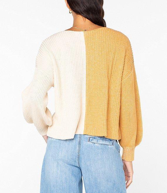 Roxy Sandbar Hop Color Blocked Sweater Product Image