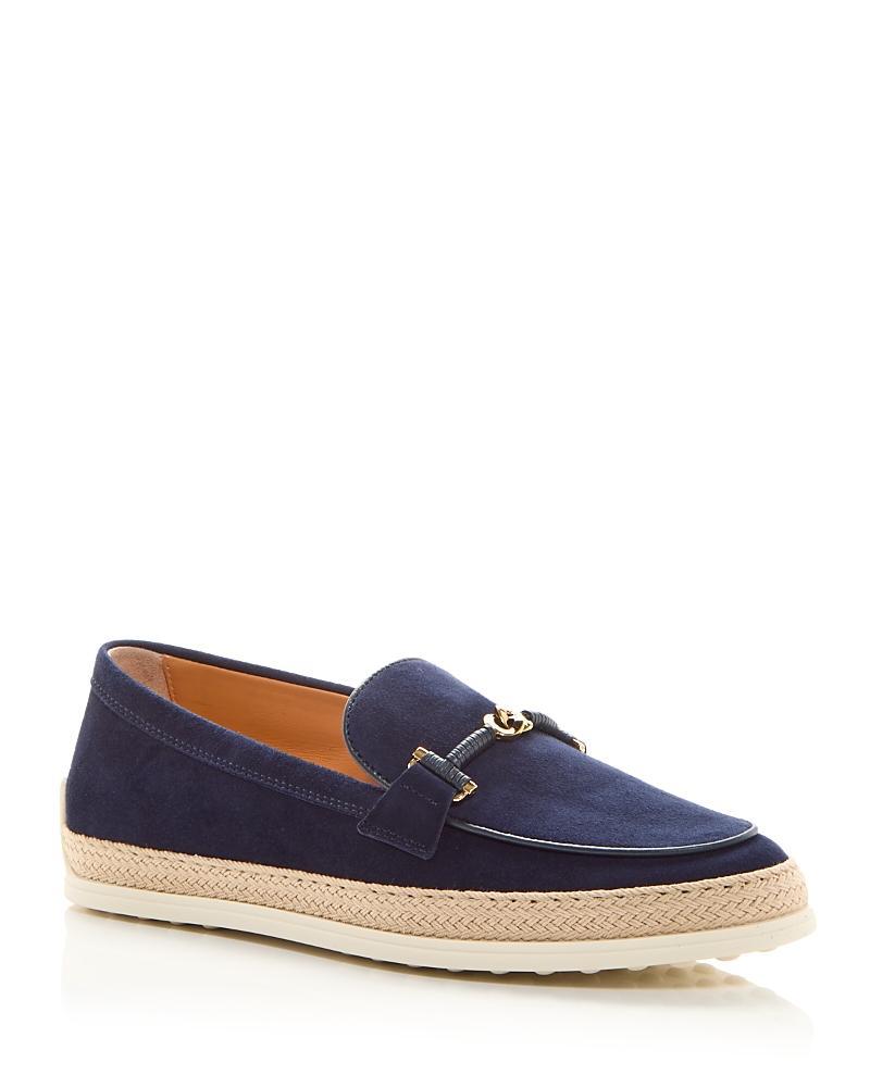 Gomma Suede T-Ring Espadrille Driver Loafers Product Image