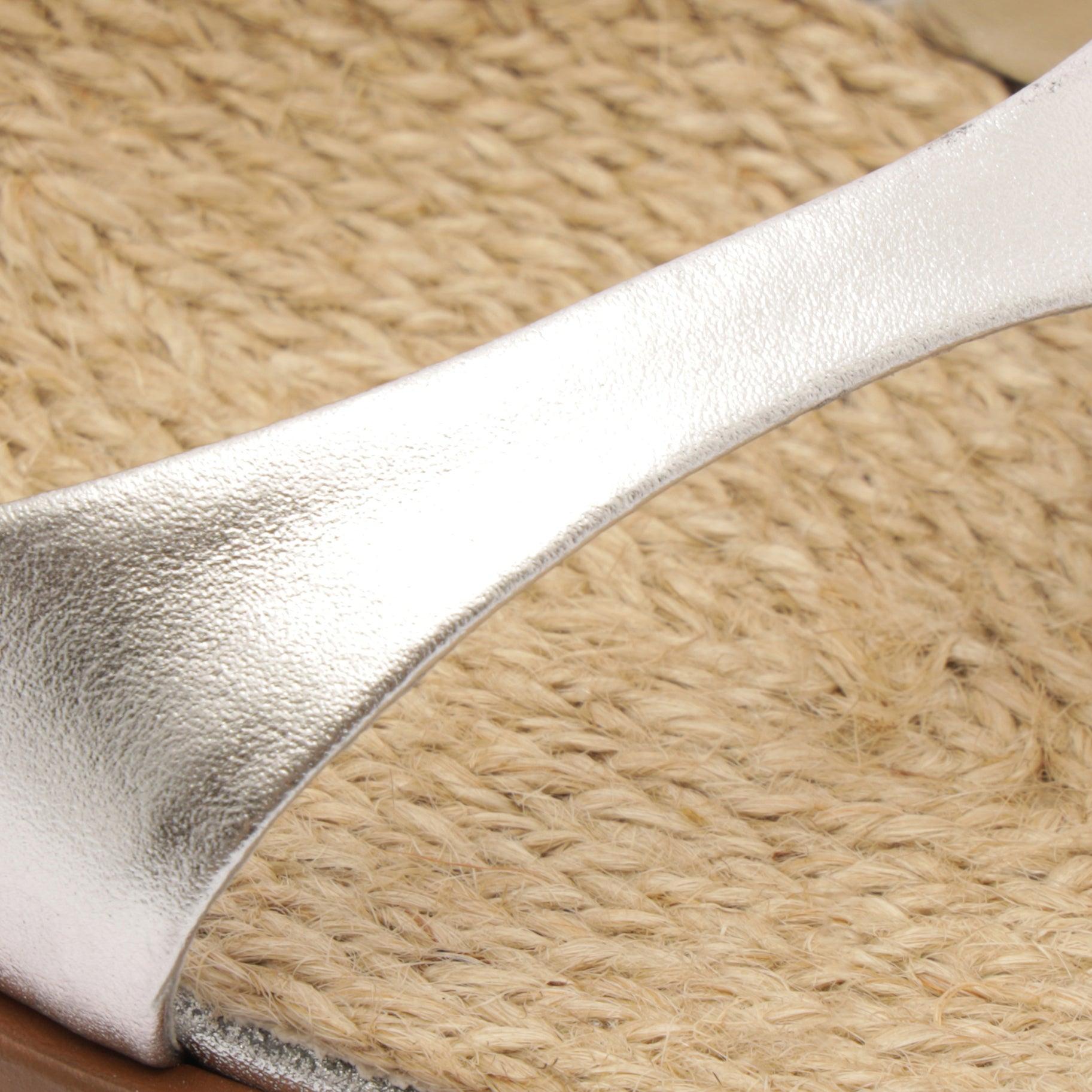 Marbella Mid Metallic Leather Sandal Product Image