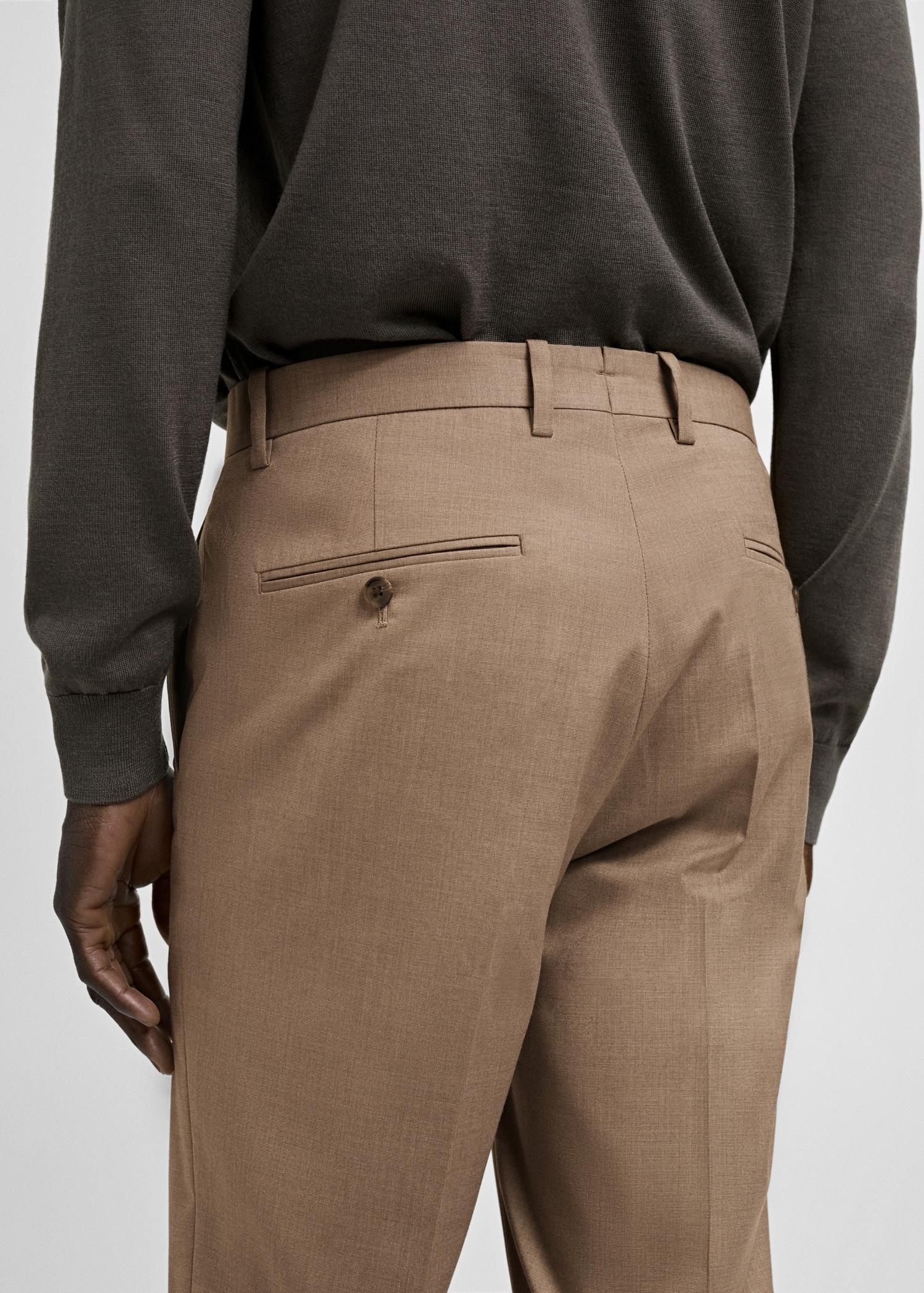 Milan slim-fit suit pants - Men | MANGO USA Product Image