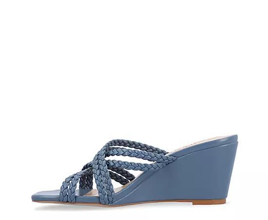 Journee Collection Womens Baylen Wedge Slip On Sandal Product Image