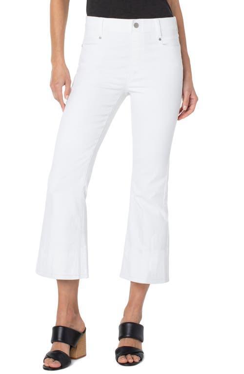Liverpool Los Angeles Gia Glider Pull On Mid-Rise Crop Flare Stretch Denim Jean 25 1/2 (Bright ) Women's Jeans Product Image