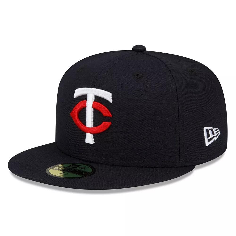 Men's New Era  Navy Minnesota Twins 2023 Authentic Collection Home 59FIFTY Fitted Hat, Size: 8, Blue Product Image