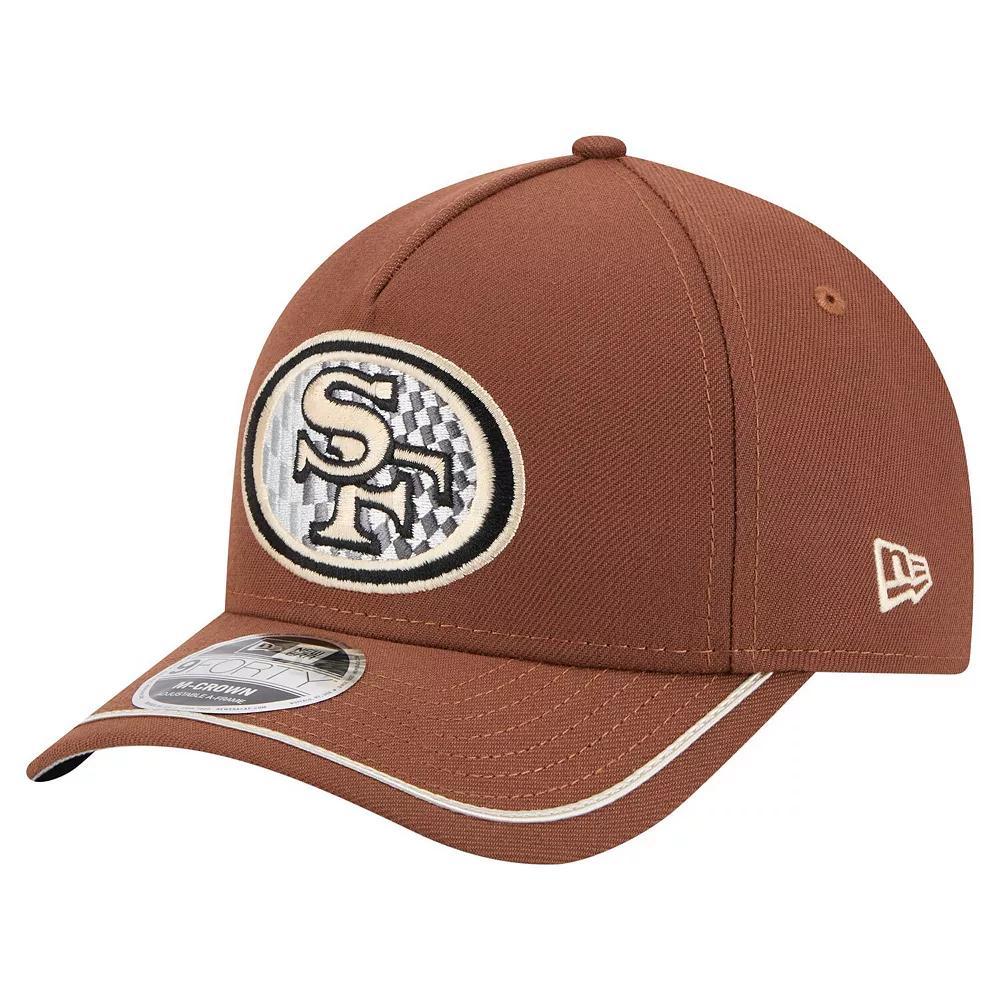 Men's New Era  Brown San Francisco 49ers Motorsport 9FORTY Adjustable Hat Product Image