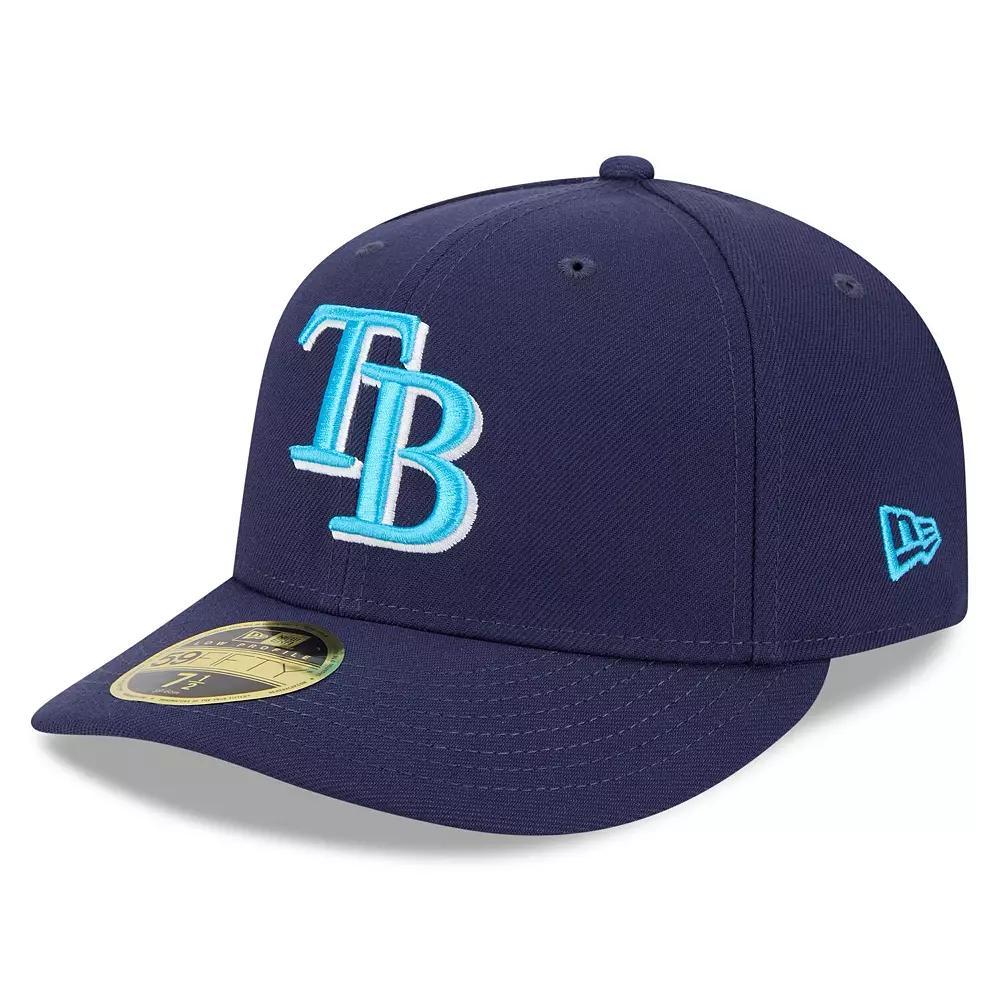 Men's New Era Navy Tampa Bay Rays 2024 Father's Day Low Profile 59FIFTY Fitted Hat, Size: 6 7/8, Blue Product Image