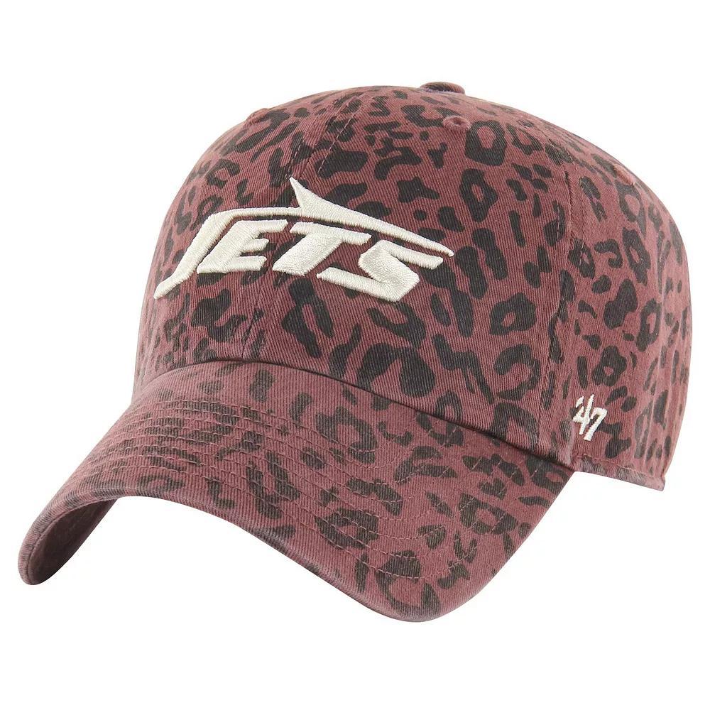 Women's '47  Brown New York Jets Tawny Clean Up Adjustable Hat Product Image