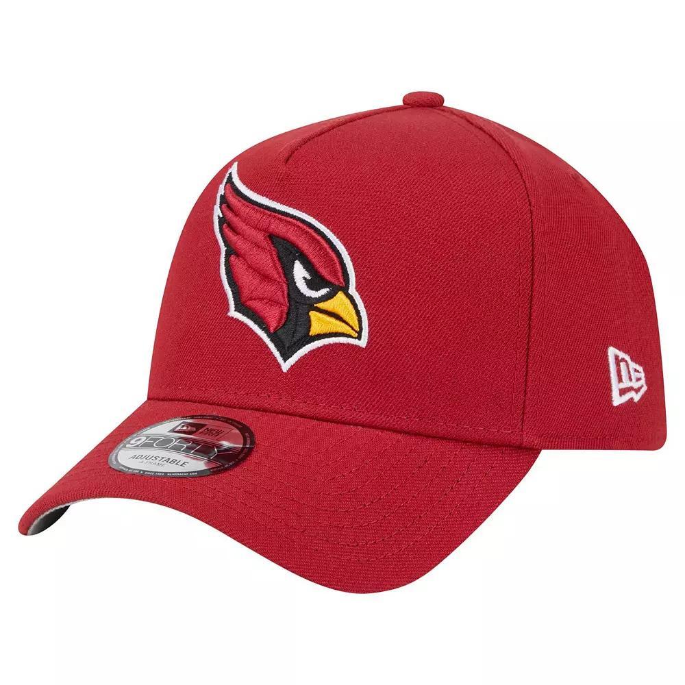 Mens New Era Cardinal Arizona Cardinals A-Frame 9FORTY Adjustable Hat Product Image