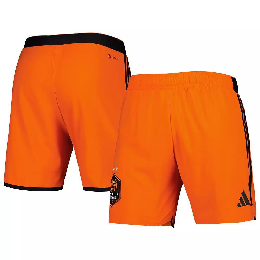 Mens adidas Orange Houston Dynamo FC 2023 Away AEROREADY Authentic Shorts Product Image