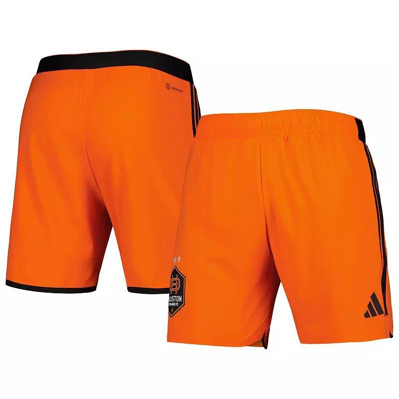 Mens adidas Orange Houston Dynamo FC 2023 Away AEROREADY Authentic Shorts Product Image