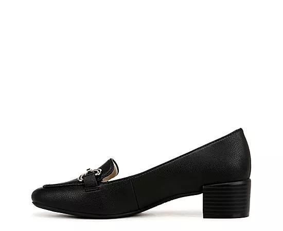 LifeStride Bliss Women's Loafer Pumps, Size: 7 Wide, Black Product Image