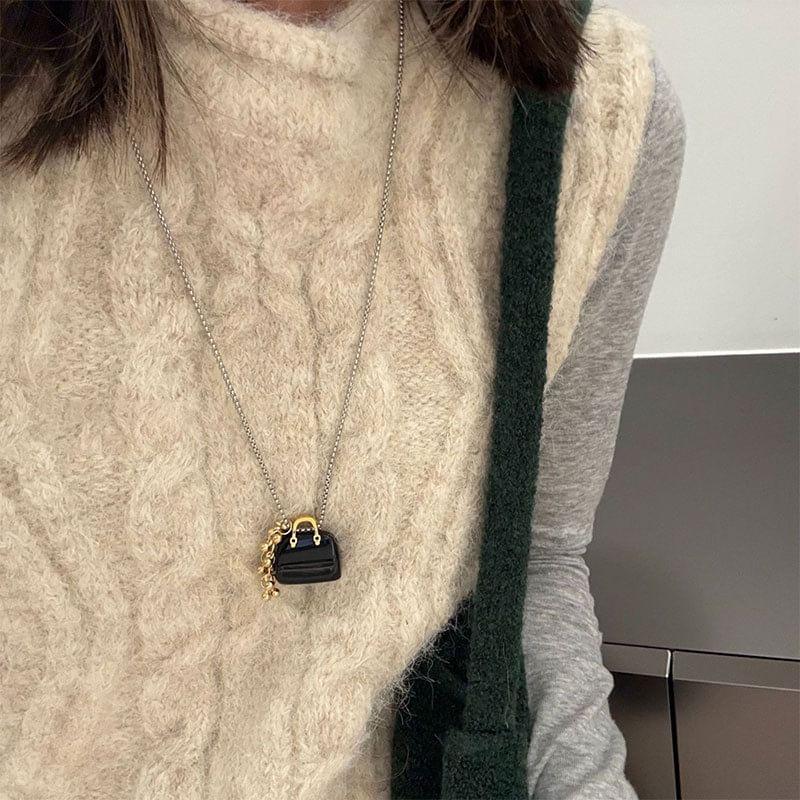 Bag Pendant Chain Necklace Product Image