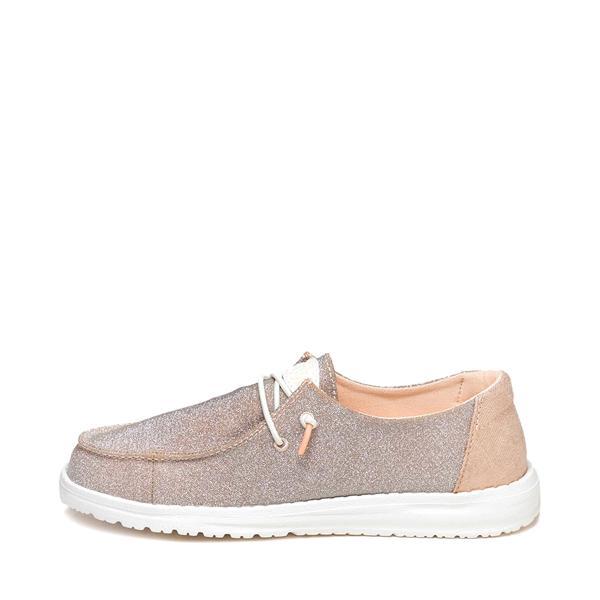 Womens HEYDUDE Wendy Metallic Sparkle Slip-On Casual Shoe Product Image