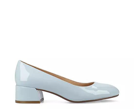 Journee Medium and Wide Width Saarii Womens Slip-On Block Heel Pumps Product Image