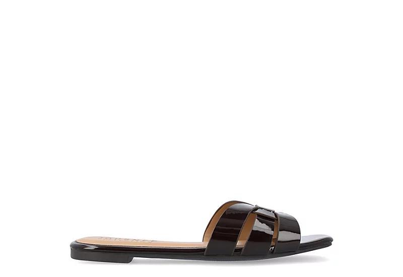 Madewell The Mila Organic Hardware Thong Slide Sandals in Leather | Shopbop Product Image