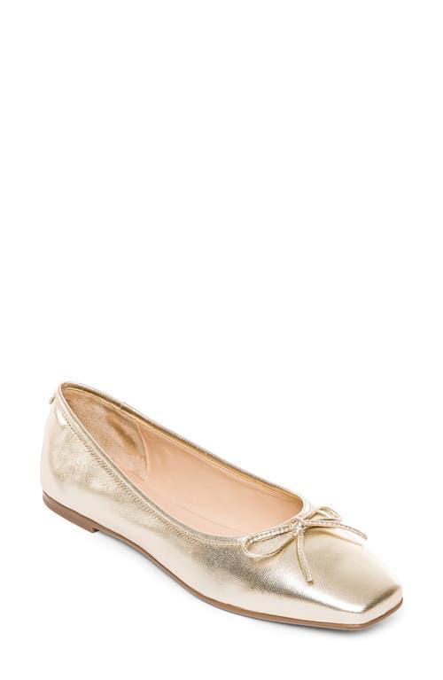 Gwynn Leather Bow Ballerina Flats Product Image