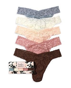 Hanky Panky Signature Original-Rise Thongs, Set of 5 Product Image